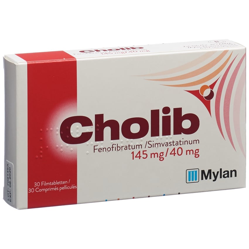 Cholib 145 mg/20 mg, Filmtabletten