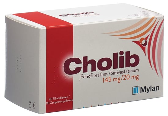 Cholib 145 mg/20 mg, Filmtabletten