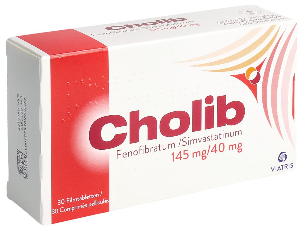 Cholib 145 mg/40 mg, Filmtabletten