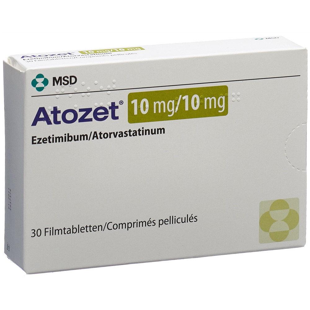 ATOZET cpr pell 10/10 mg 30 pce