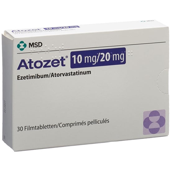 Atozet 10 mg / 10 mg, Filmtabletten