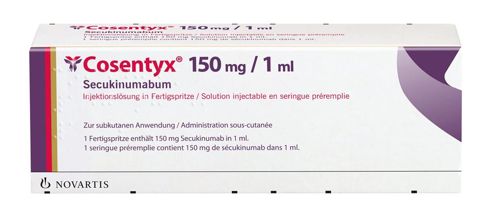 COSENTYX sol inj 150 mg/1ml ser pré