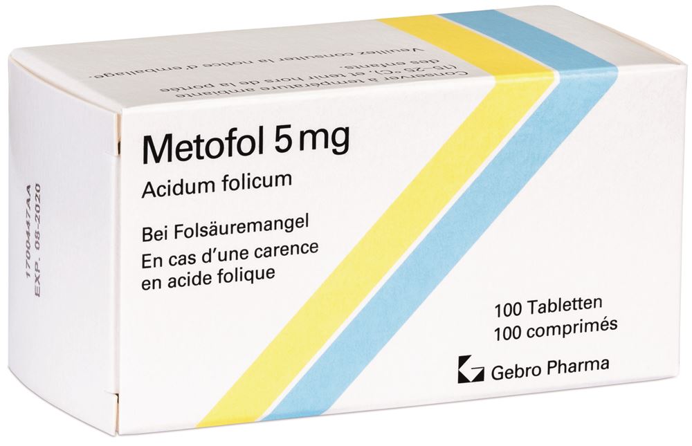 Metofol 5mg, Tabletten