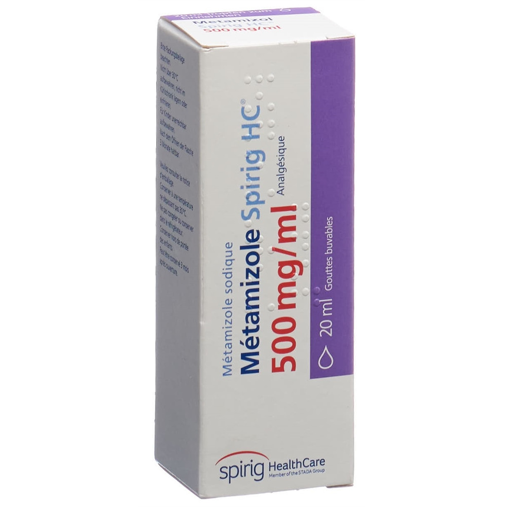 Metamizol Spirig HC 500 mg/ml, Tropfen zum Einnehmen