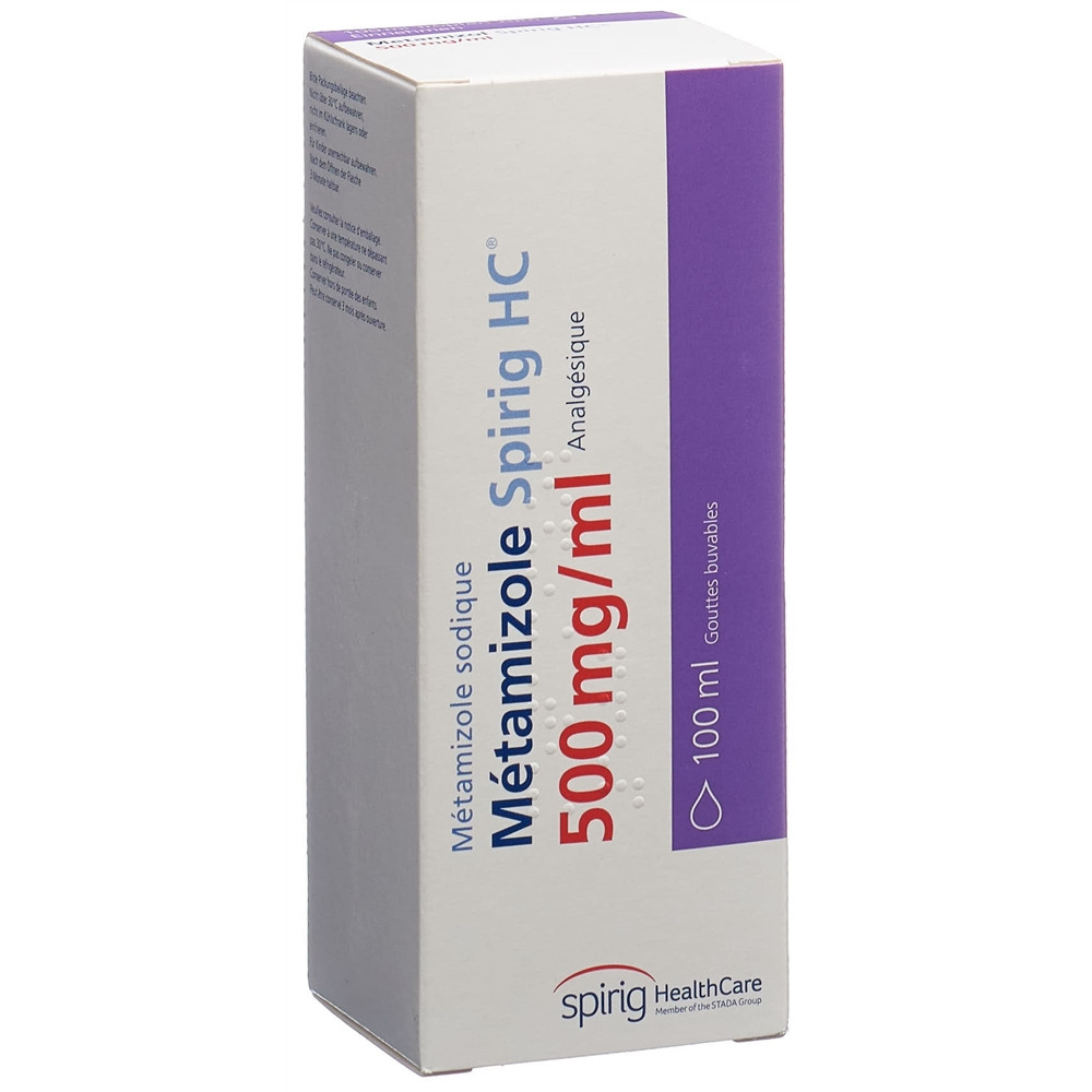 Metamizol Spirig HC 500 mg/ml, Tropfen zum Einnehmen