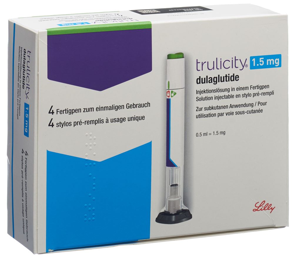 TRULICITY sol inj 1.5 mg/0.5ml styl pré 4 pce