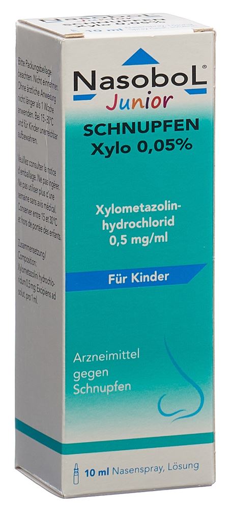 NASOBOL Junior rhume Xylo 0.05 % fl 10 ml