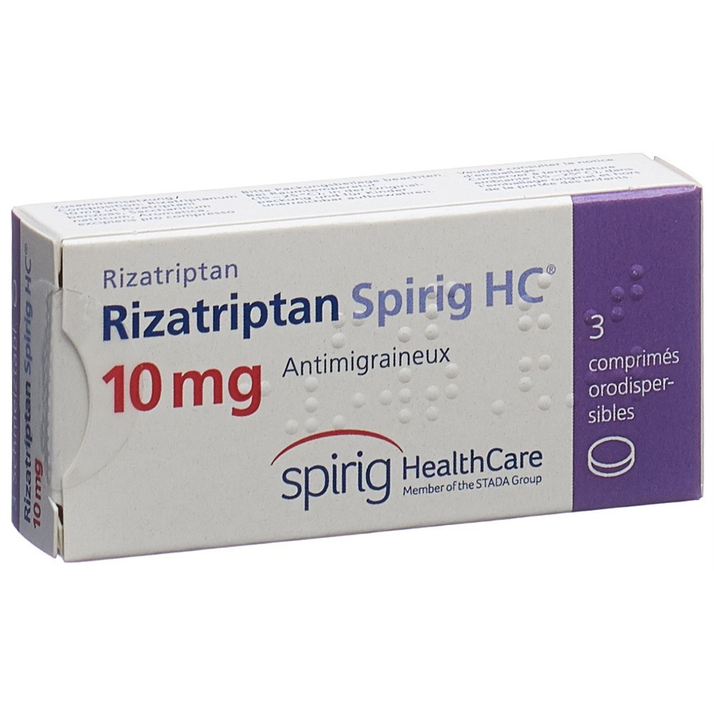 Rizatriptan Spirig HC 10 mg, Schmelztabletten