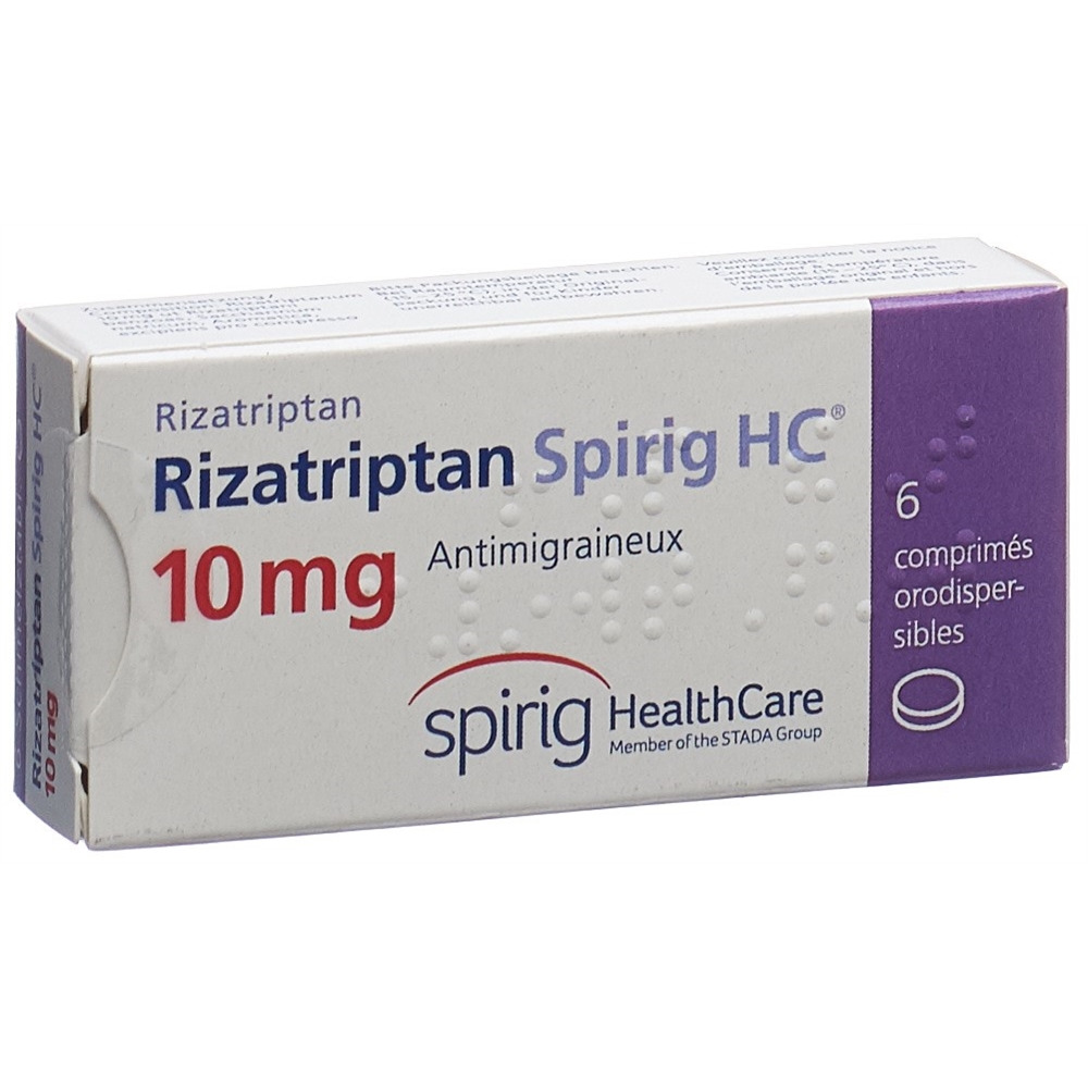 Rizatriptan Spirig HC 10 mg, Schmelztabletten