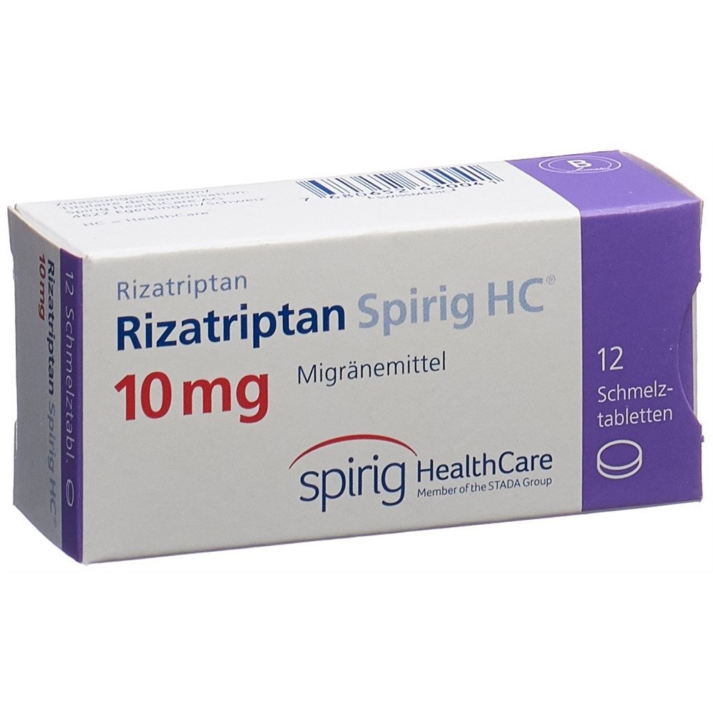 RIZATRIPTAN Spirig HC cpr orodisp 10 mg 12 pce