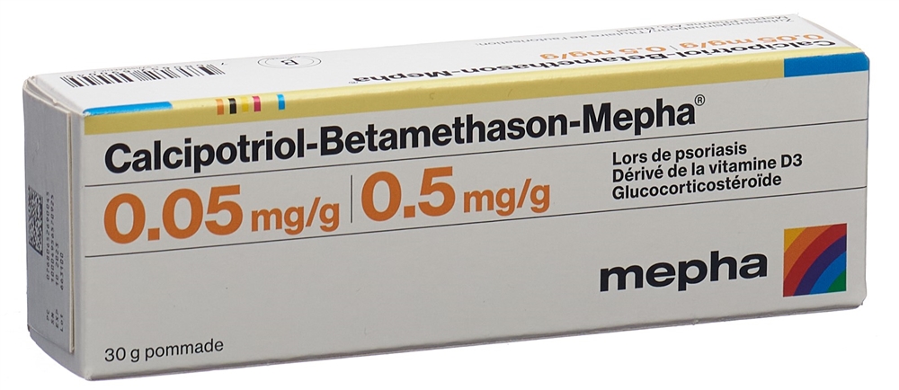 Calcipotriol-Betamethason-Mepha, Salbe