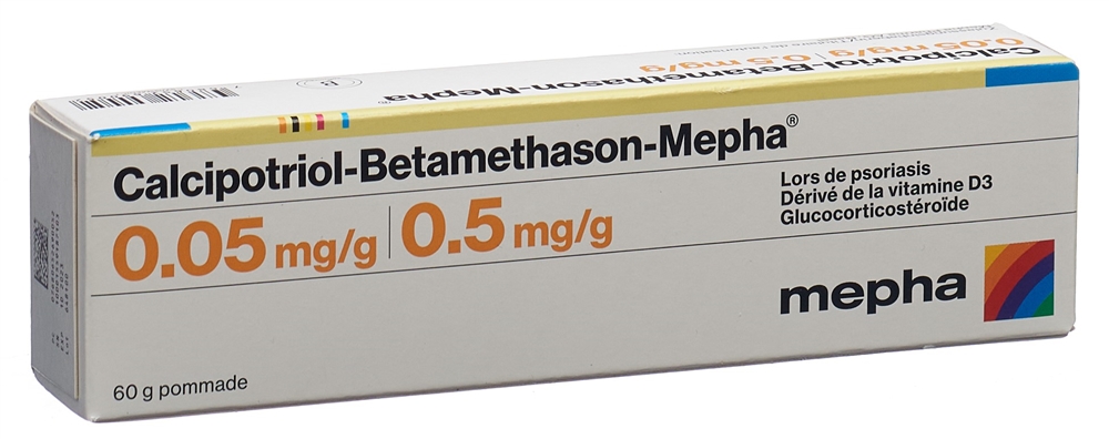 Calcipotriol-Betamethason-Mepha, Salbe
