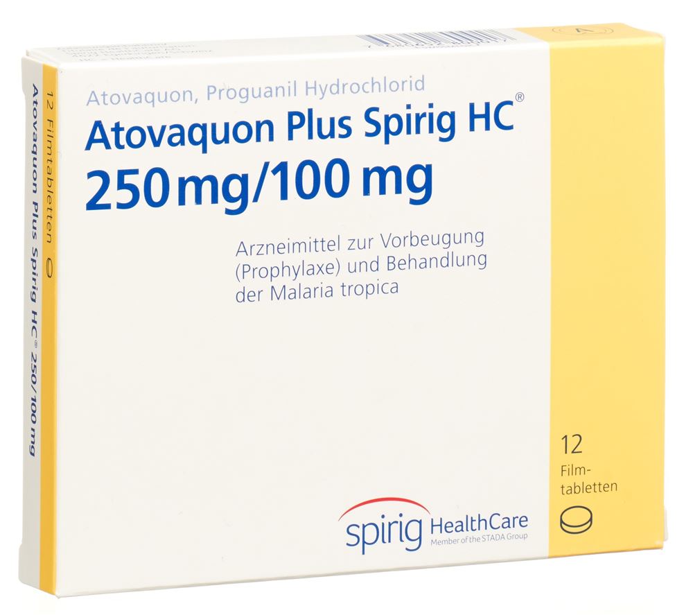 Atovaquon Plus Spirig HC, Filmtabletten