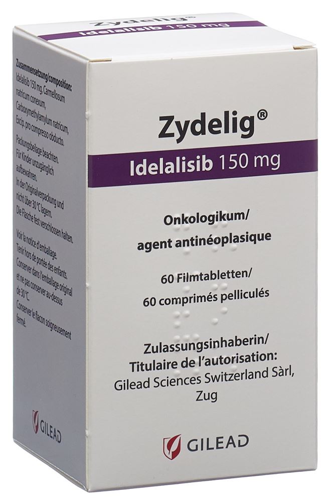 Zydelig 150 mg, Filmtabletten