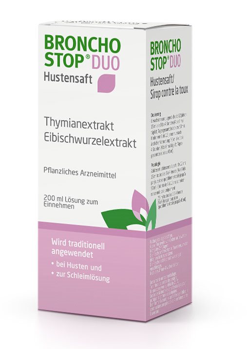 Bronchostop Duo Hustensaft, Lösung zum Einnehmen