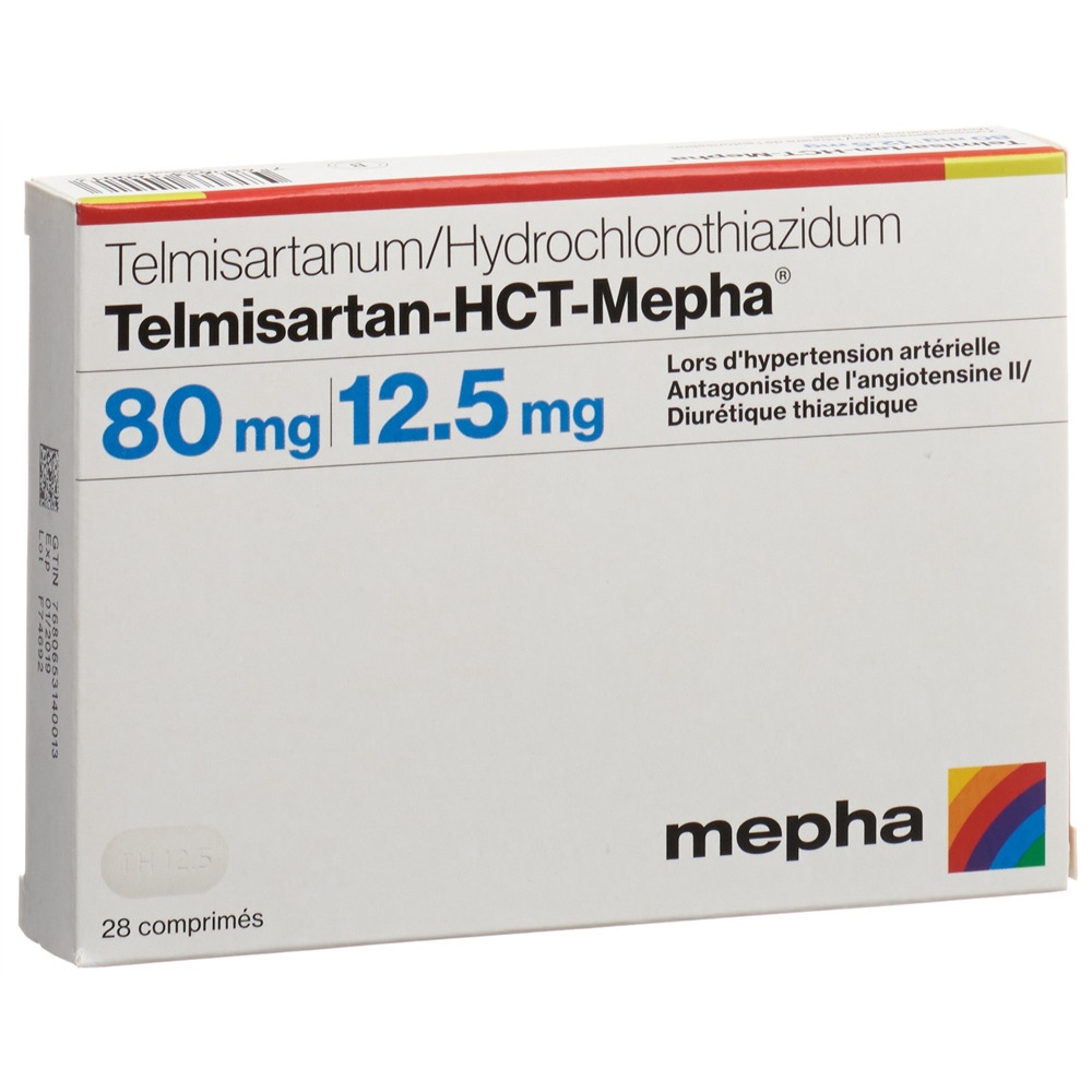 Telmisartan-HCT-Mepha 80/12.5 mg, Tabletten