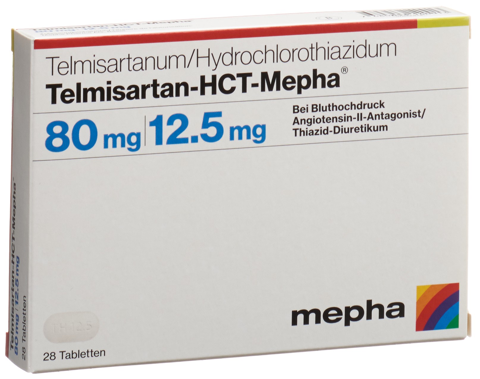 Telmisartan-HCT-Mepha 80/12.5 mg, Tabletten