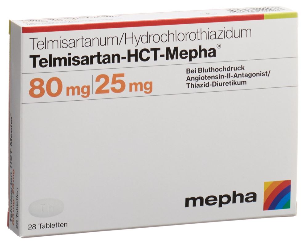 TELMISARTAN-HCT Mepha cpr 80/25 mg 28 pce