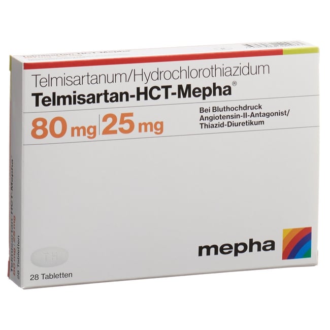 TELMISARTAN-HCT Mepha cpr 80/25 mg 28 pce