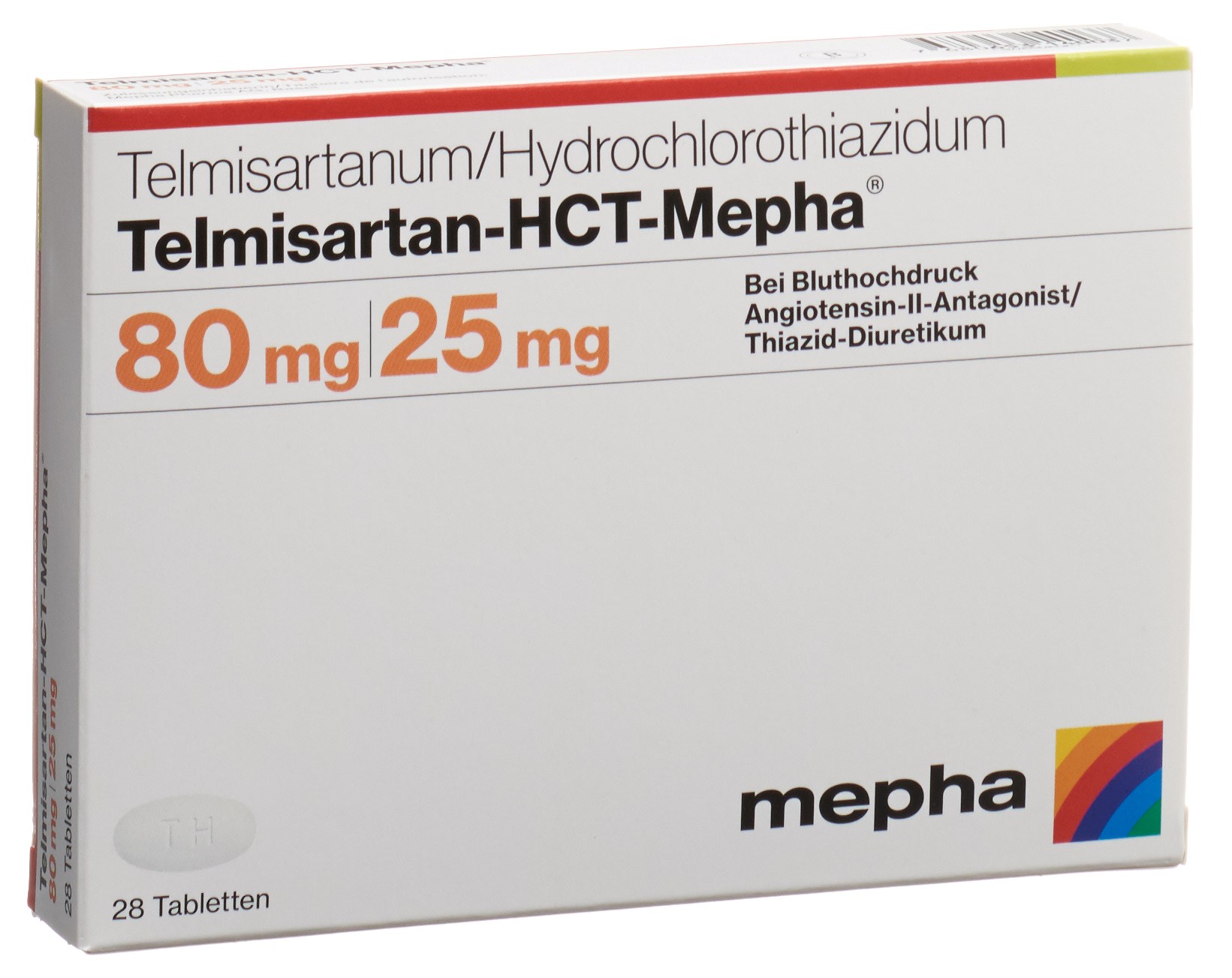 TELMISARTAN-HCT Mepha cpr 80/25 mg 98 pce
