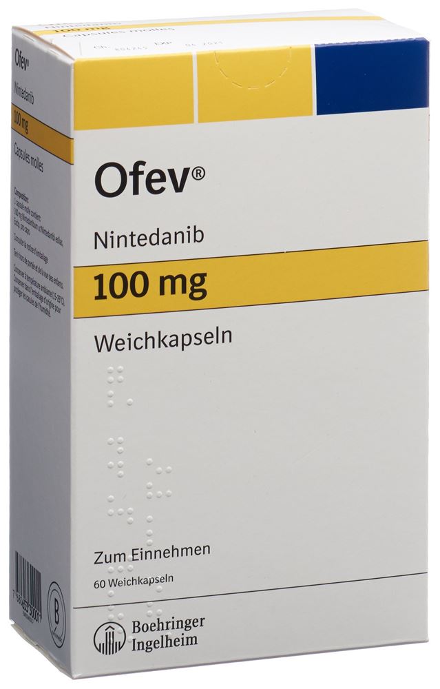 OFEV caps moll 100 mg 60 pce