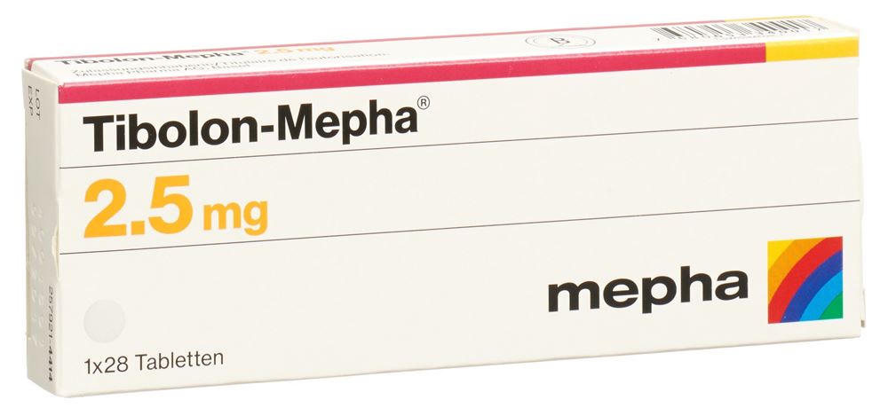 TIBOLON Mepha cpr 2.5 mg 28 pce