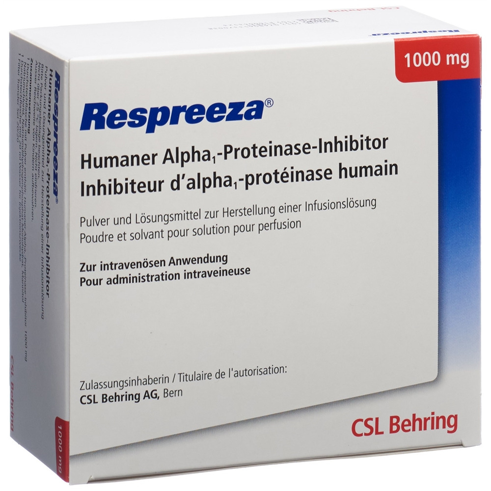 RESPREEZA 1 g pdr et solv p sol inj