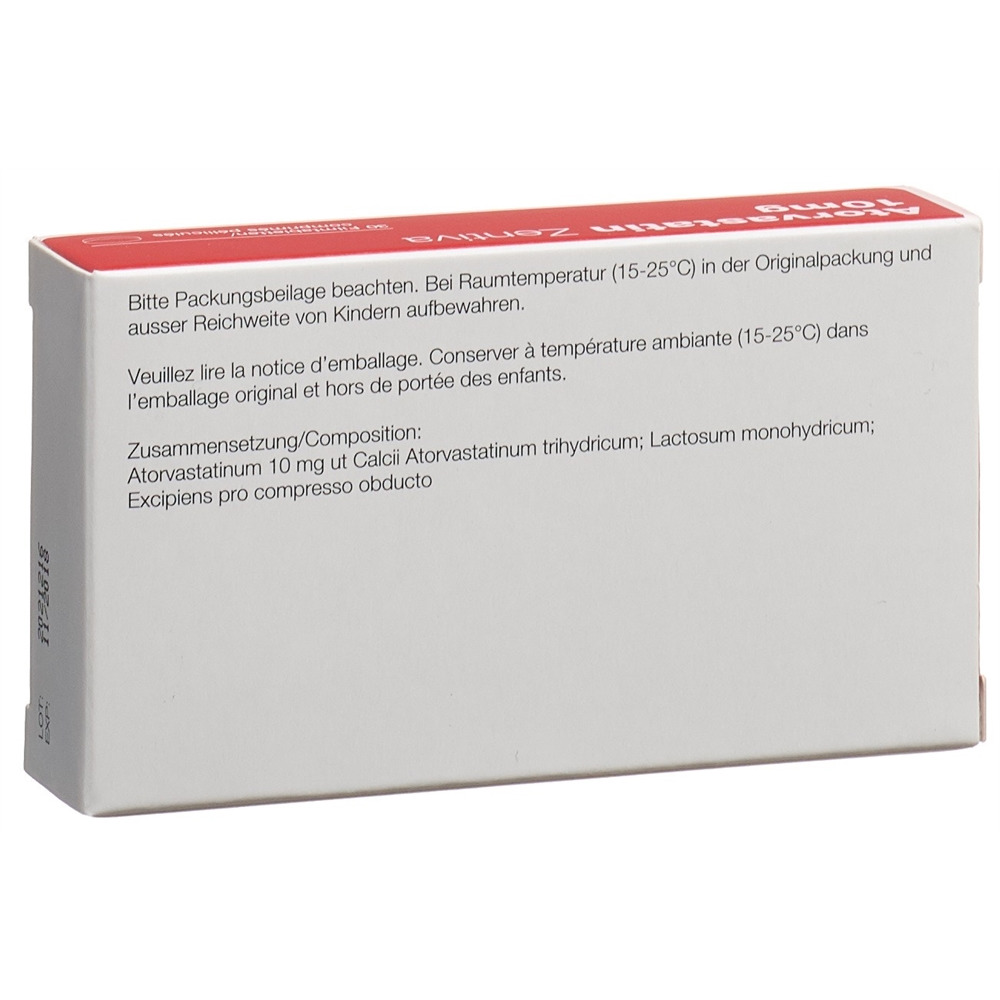 ATORVASTATIN Zentiva cpr pell 10 mg 30 pce