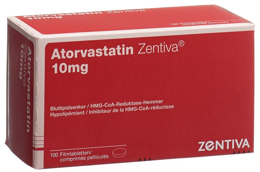 ATORVASTATIN Zentiva cpr pell 10 mg 100 pce