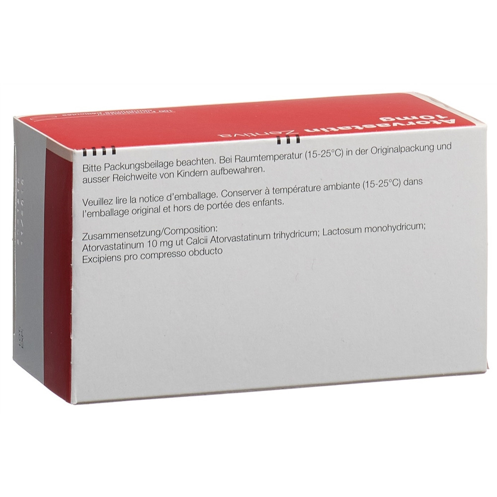 ATORVASTATIN Zentiva cpr pell 10 mg 100 pce