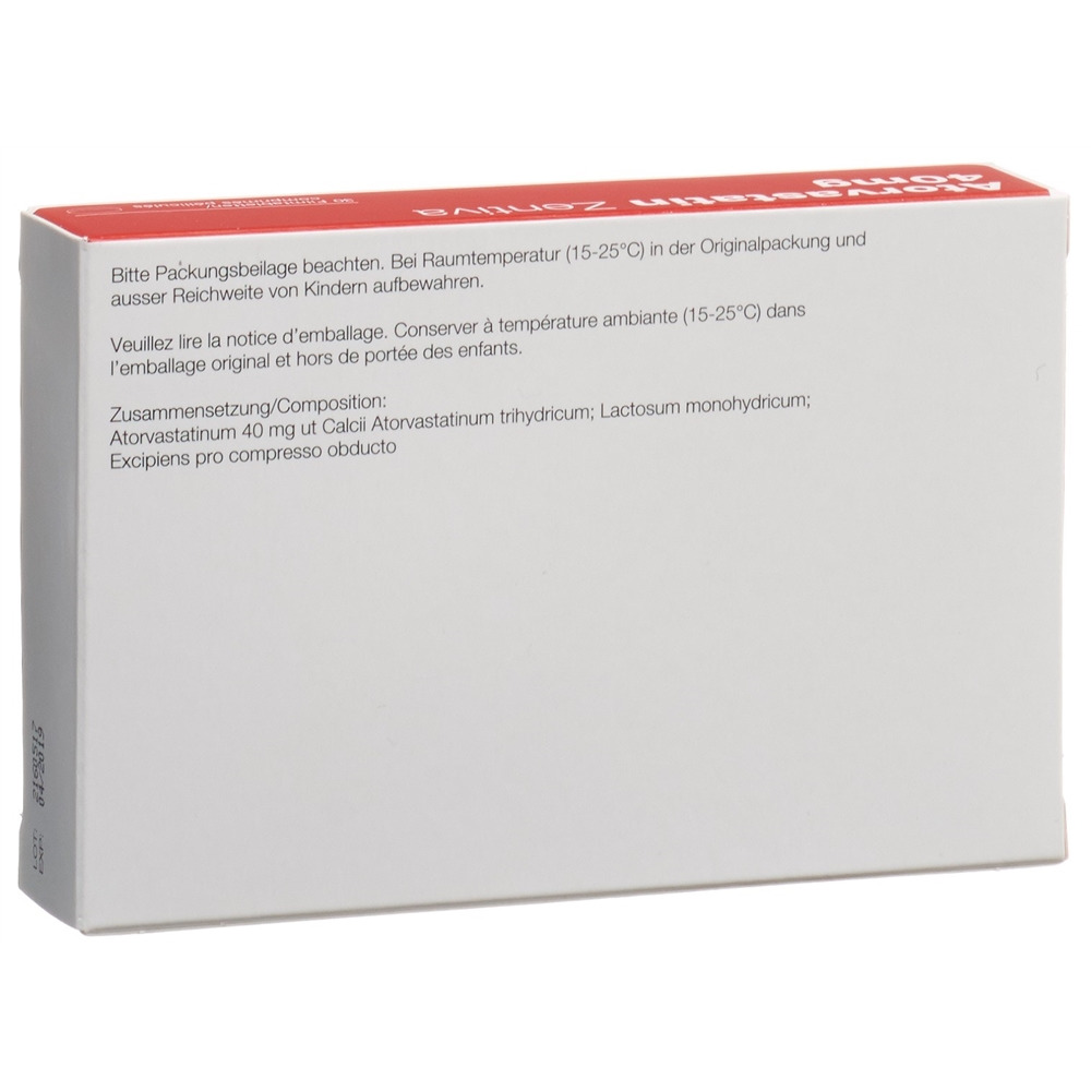 ATORVASTATIN Zentiva cpr pell 40 mg 30 pce