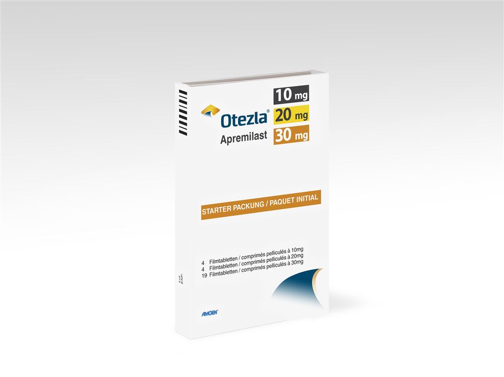 OTEZLA emballage départ 4x10,4x20,19x30mg 27 pce