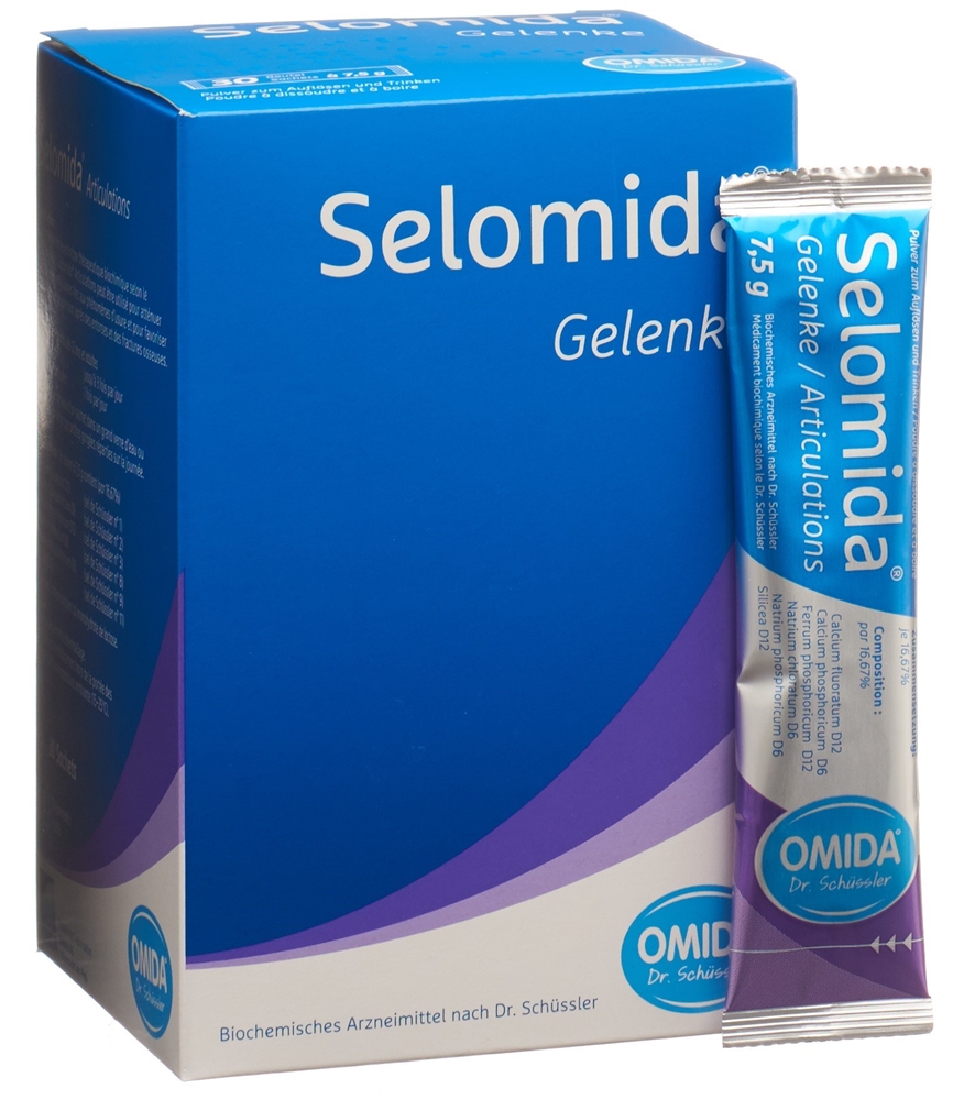 Selomida Gelenke, Pulver zur Herstellung einer Lösung zum Einnehmen