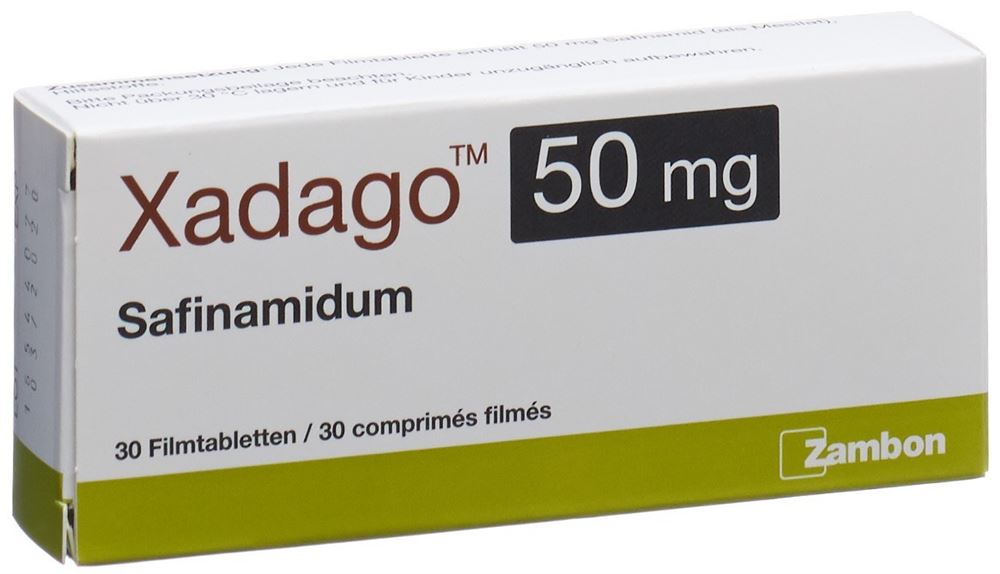 XADAGO cpr pell 50 mg 30 pce