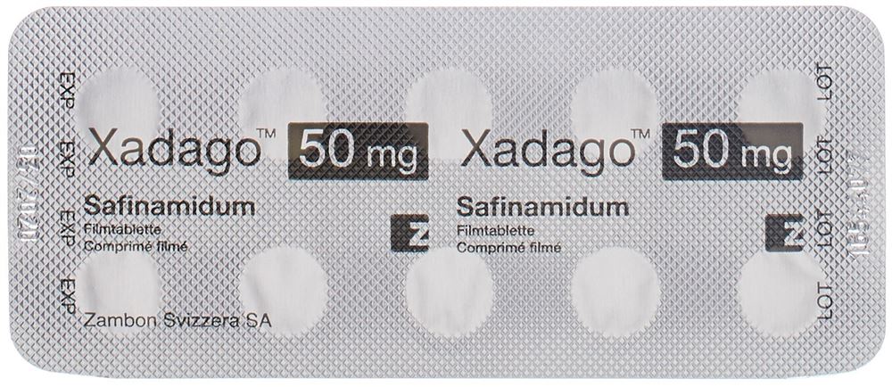XADAGO cpr pell 50 mg 30 pce