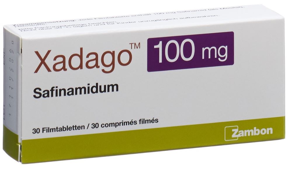 XADAGO cpr pell 100 mg 30 pce