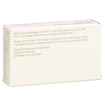 GLICLAZID retard Zentiva cpr ret 60 mg 30 pce