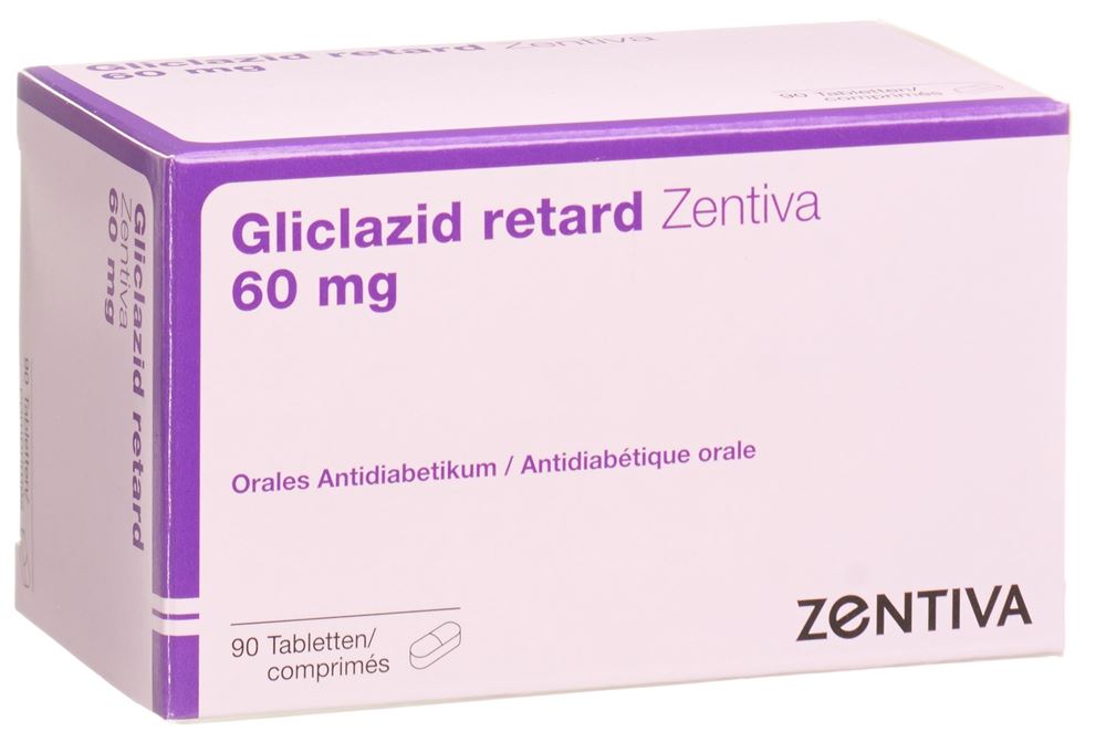 Gliclazid retard Zentiva 60 mg Tabletten