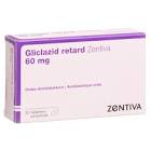 GLICLAZID retard Zentiva cpr ret 60 mg 90 pce