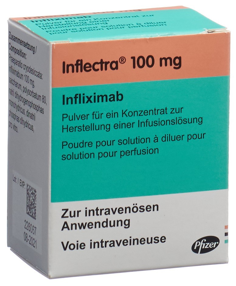 INFLECTRA subst sèche 100 mg flac