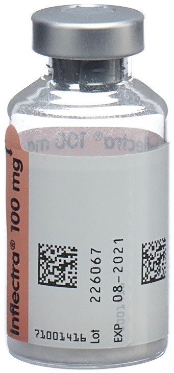 INFLECTRA subst sèche 100 mg flac