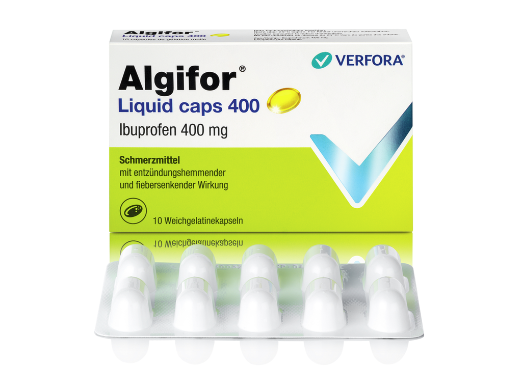 ALGIFOR Liquid caps 400 mg 10 pce