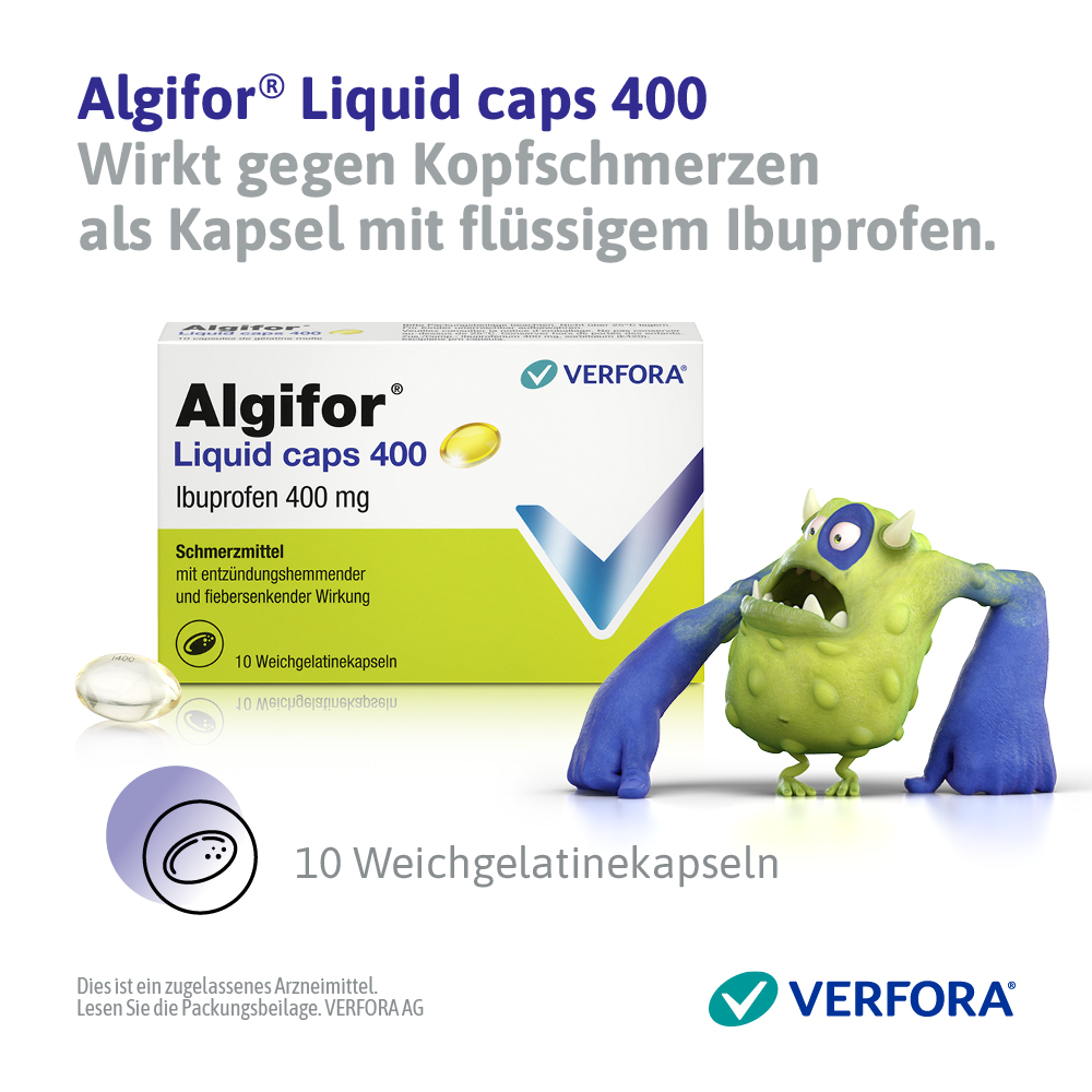 ALGIFOR Liquid caps 400 mg 10 pce