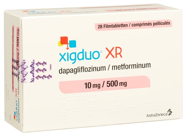 Xigduo XR 5 mg / 500 mg, Filmtabletten