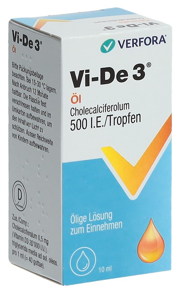 Vi-De 3 Huile 0.5 mg/ml, solution buvable huileuse