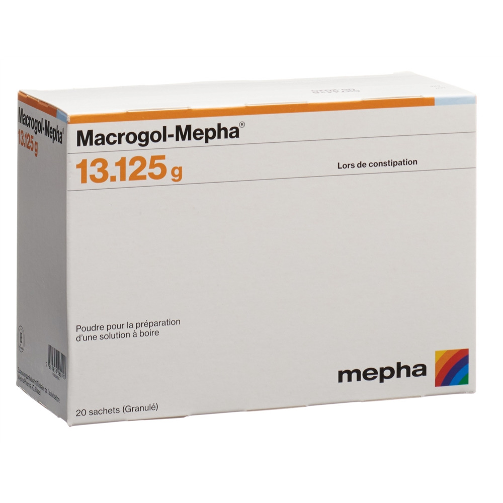 MACROGOL Mepha pdr sach 20 pce