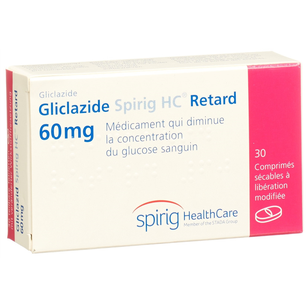 Gliclazid Spirig HC Retard 60 mg, Tabletten mit veränderter Wirkstofffreisetzung