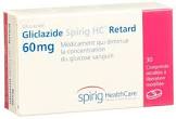 Gliclazid Spirig HC Retard 60 mg, Tabletten mit veränderter Wirkstofffreisetzung