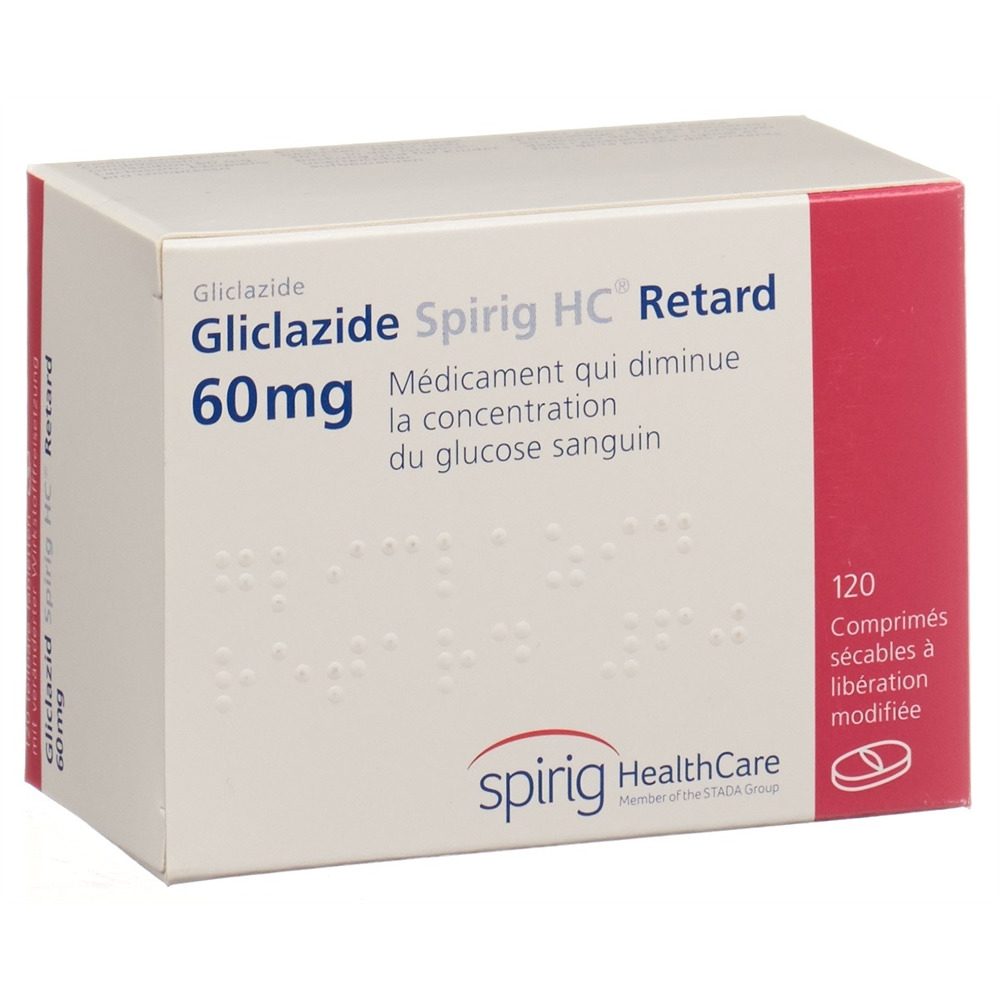 GLICLAZIDE Spirig HC Retard cpr ret 60 mg 120 pce
