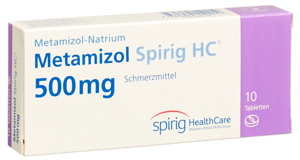 Metamizol Spirig HC 500 mg, Tabletten